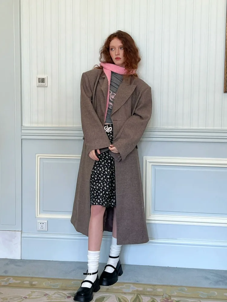 Wool long coat【s0000005103】